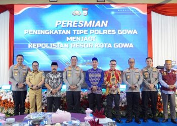 Foto Humas Gowa pada Pelantikan Polresta Gowa