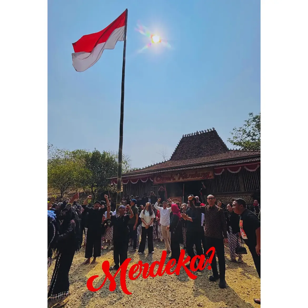 Kabinet Merah Putih Menggelar Upacara Kemerdekaan Di Istana Negara Kabinet Bayangan Menggelar